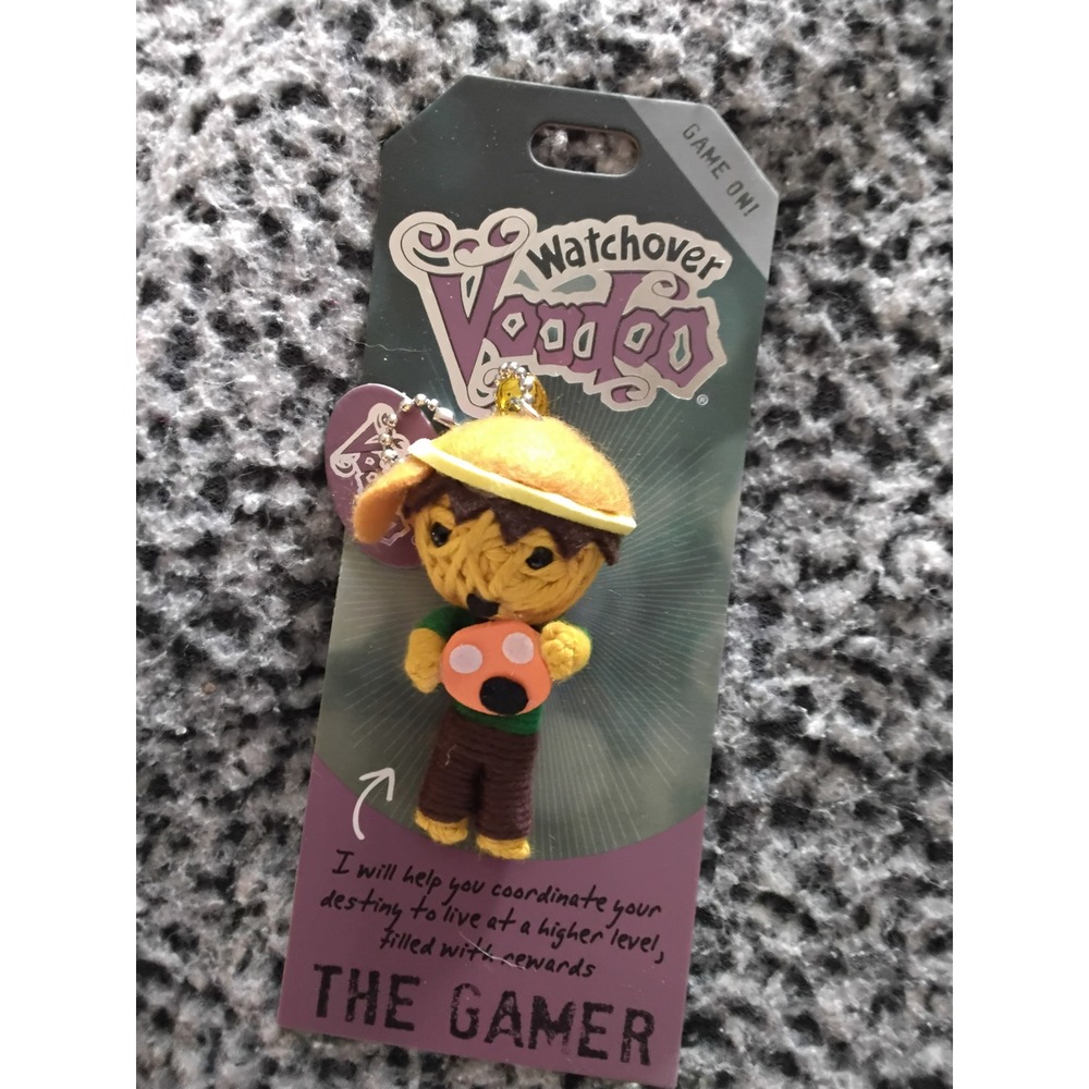 Watchover Voodoo The Gamer String Doll Keychain Collectible Mascot Ref 086 NEW